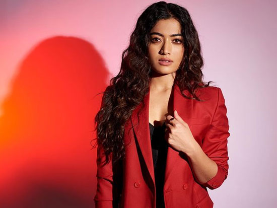 Stellar Looks Of Rashmika Mandanna In Red